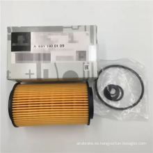 M651 W204 Filtro de aceite del motor para Mercedes-Benz C200 C300 E300 Filtro de aceite del motor 6511800109